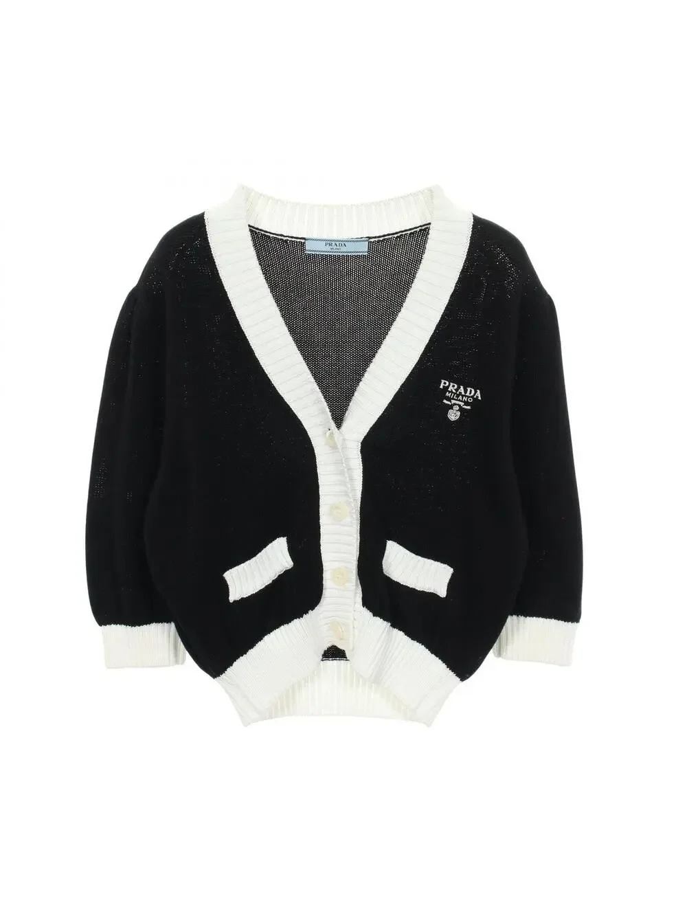 Prada Logo Embroidery Cardigan P25I04S #282180P10B